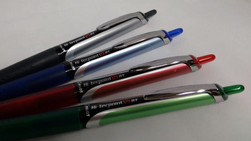 Pilot Roller Hi Tecpoint V5 RT Retractable Pen - Japan - Pack of 4 7