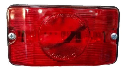 Faro Lateral Ojo Port Rojo 3 Leds Bivoltaje 12-24v 0