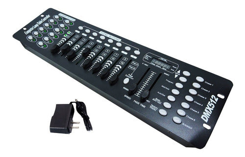 Consola Dmx 512 Universal 192 Canales Luces Dj Efectos Fiest 0