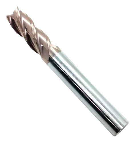 OSL Hard Metal Straight Cutting End Mill 10mm Rev 4 Flute for 56 HRC 0