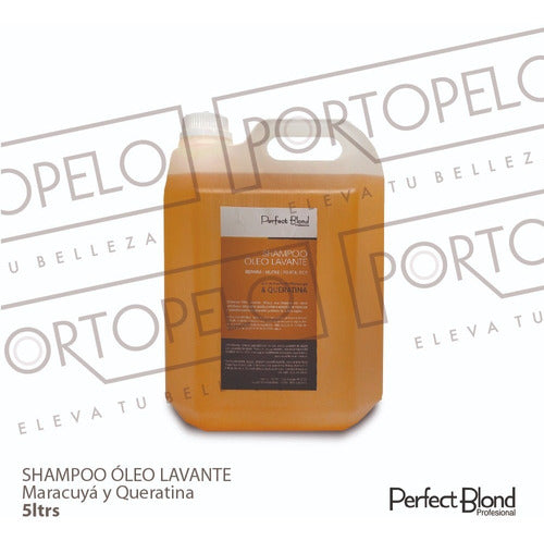 Perfect Blond Keratin and Passion Fruit Shampoo - 5 Liters 0