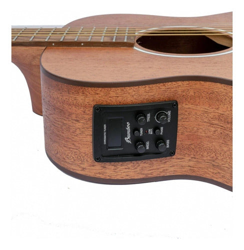 Bamboo Acoustic Guitar 38 C/eq Mahogany 2