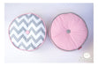 Exclusive Round Decorative Cushions by Le Cottonet for Chairs 94