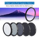 Kit De Cubierta De Lente De Filtro ND2 + ND4 + ND8 + ND16 + ND32 + UV Cam Acc Deportivo Para GoPro Hero 5 1