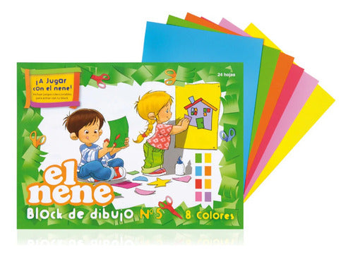 El Nene Drawing Pad N° 5 - 24 Sheets School 0