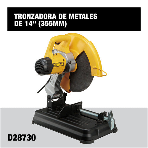 Sierra Cortadora Metal Dewalt D28730 2200w 14'' 3800rpm 220v 4