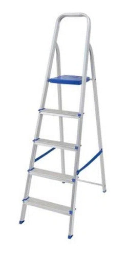 Mor Folding Aluminum Step Ladder 5 Steps 0