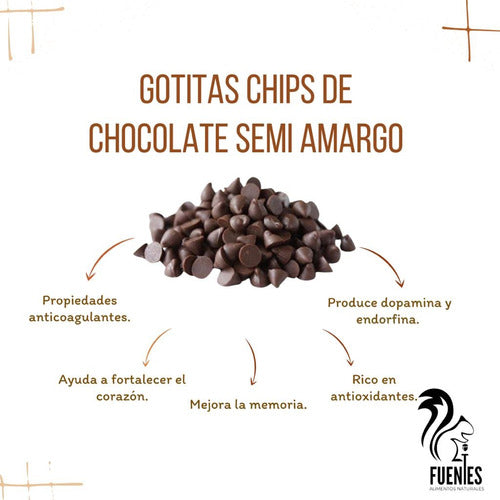 Gotitas Drops Chips Chocolate Semi Amargo 500grs | Premium | 1