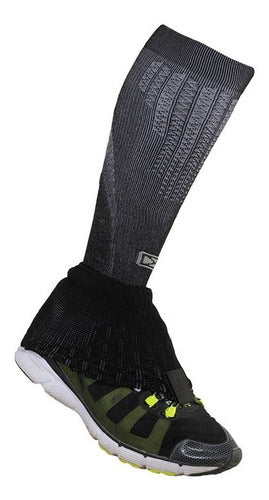 Graduated Compression Sports Socks with Built-in Leg Warmer ME26C 0
