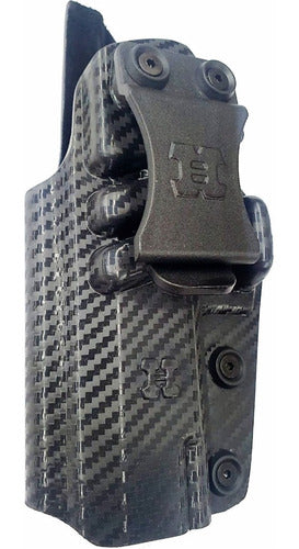 Internal Kydex Carbon Left-handed Holster B.TPR9 Compact by Houston 0