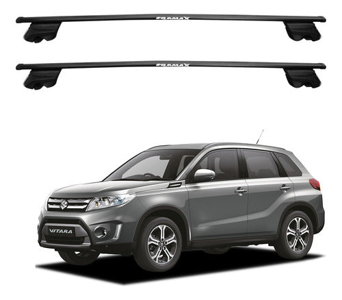 Barras De Techo Eqmax Beta Suzuki Vitara 2017-2022 Negro 0