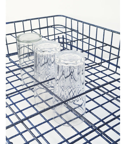 JyN Dish Rack with Draining Drawer and Coated Wire Grid 1