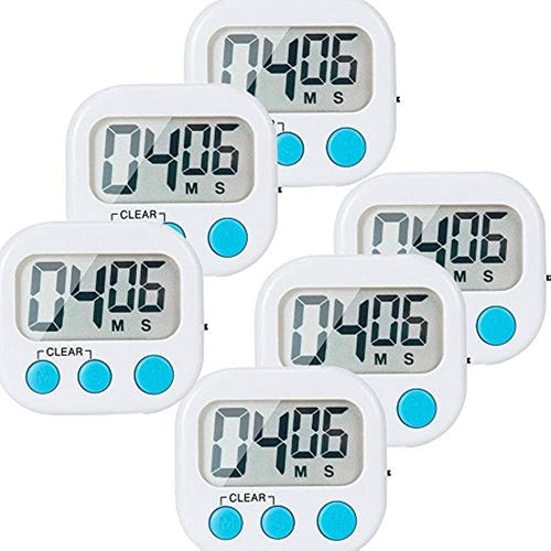 LinkDm Digital Kitchen Timer Package of 6 Small Timers 0