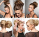 Hair Extensión Natural Simulated Bun Extension # Black Natural 3