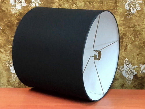 Black Floor Lamp Shade 40-40/35 cm Height Pr 5