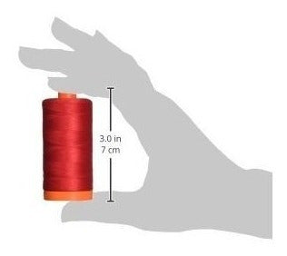 Aurifil Mako Cotton Thread 50wt 1422 Yards Red A10502250 1