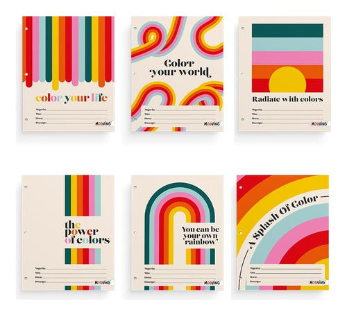 Mooving School Divider N°3 Rainbow X 6 Units 0