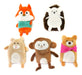 Atrapacuentos Titere Dedo Set Animales Selva Peluche X5 Cuento Juego 2