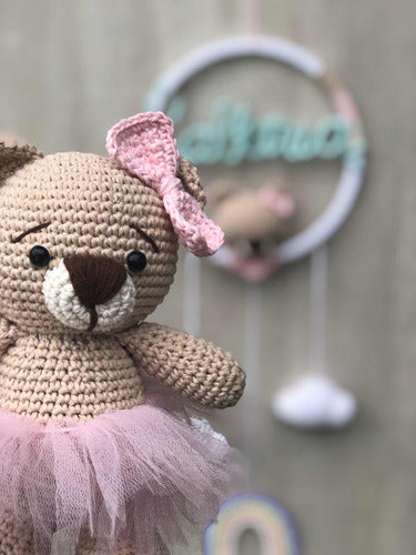 Rocio de Abril Oso Osa Amigurumi Tejido Muñeco De Apego Bebé Niño 3