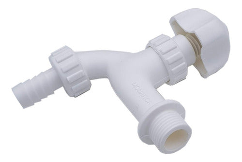 Monarca Pack of 8 PVC Stem Faucets with ½ Inch Spout 0