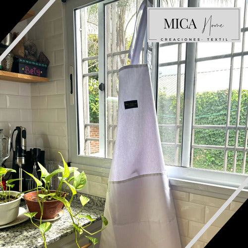 MICA HOME Professional Chef Apron with Towel Holder 7