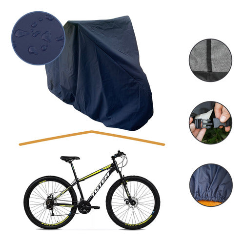 Waterproof R29 Bike Cover Thick Canvas Heavy Duty UV Protection 10