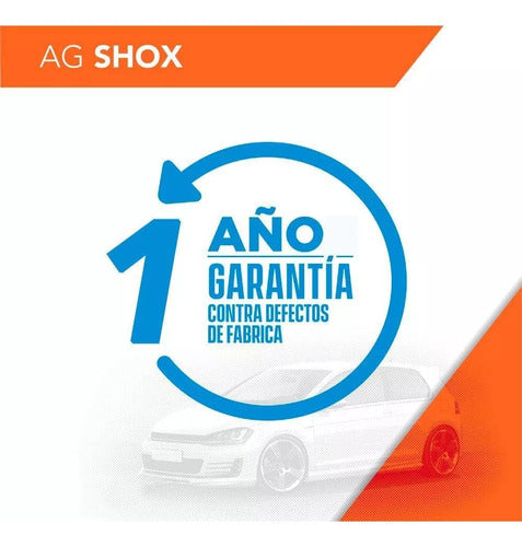AG Shox Short Stroke Front Shock Absorber Kit for VW Gol Power 3