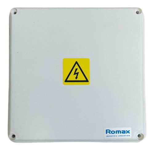 Romax Water-Resistant Junction Box 15x15x10 Cm for Outdoor Camera Cable 1