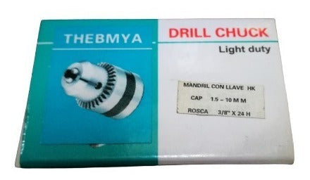 Mandril 1 - 10 Mm Rosca 3/8 Unf Excelente Calidad Thebmya 2