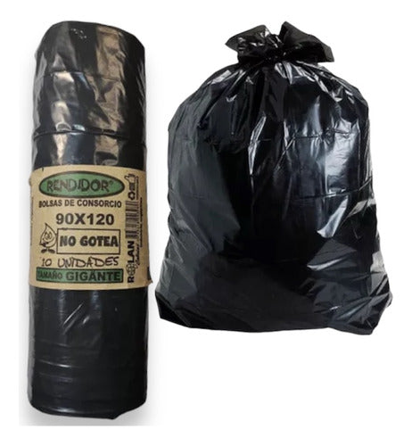 Tisiotto Black Garbage Bags 90x120 cm x100u 0