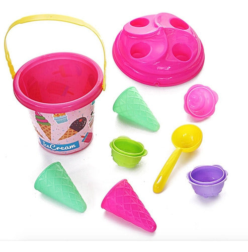 Ice Cream Bucket Set With Beach Pail 0