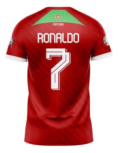 Red Portugal Cristiano Ronaldo CR7 Concept T-Shirt 1