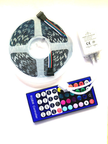 RGBW 5050 LED Strip with Remote Control - 44 Buttons Kit 1