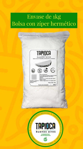 Tapioca Buenos Aires Premium Tapioca Gum. Gluten-Free, Vegan, Organic. 1kg 5