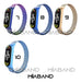 Miaband Combo of 2 Metal Bands for Xiaomi Mi Band 5 and Mi Band 6 2