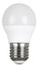 Glowlux LED Drop Bulb 6W E27 Cold Light 6500K - Pack of 10 1