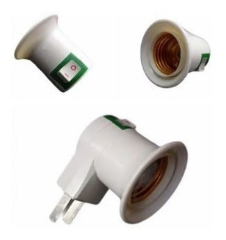 EANGK E27 Socket Adapter with On-Off Switch 1