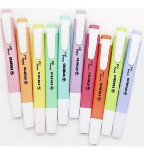 Stabilo Swing Cool Pastel Highlighters / 10 Units 1