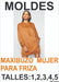 MOLDERIA UNIVERSO Moldes Textil Maxibuzo Mujer Tela Friza 1