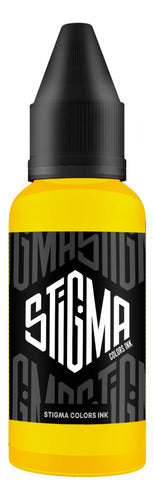 Tinta Para Tatuar Color Amarillo Stigma 1oz Profesional 0