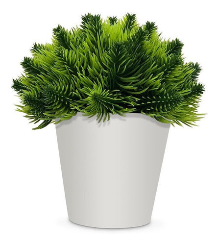 Mini Planta Artificial Hogar Maceta Para Decoracion 88128 0