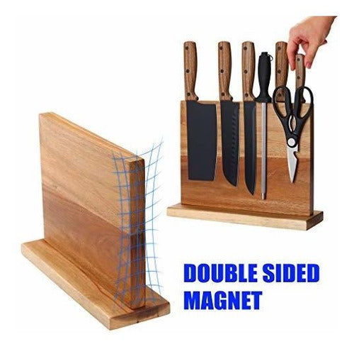 KASVER URUGUAY Home Kitchen Magnetic Knife Block Holder Rack 2