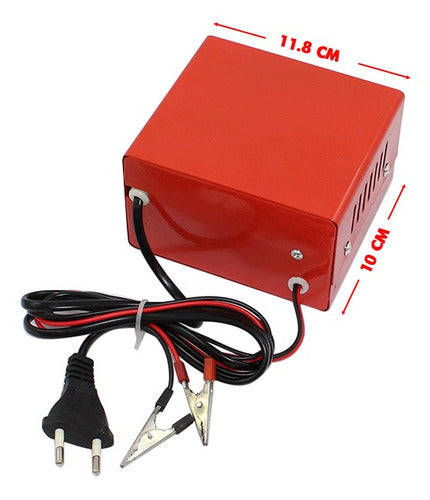 Cargador De Bateria Auto Moto Cuatri 12v 6v 10 Amp 1