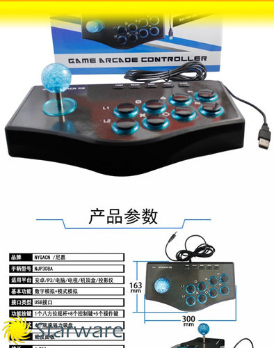 Nygacn Joystick Arcade Gamepad USB PS2 PS3 13 Buttons 3