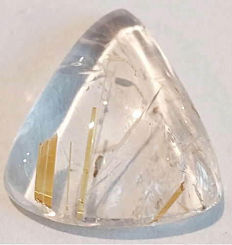 Rutilo Mineral Cabuchon Cuarzo Cristal De Roca 18mm 1