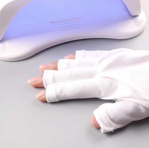 Guantes Con Filtro Uv Para Lámparas De Secado Uñas 0