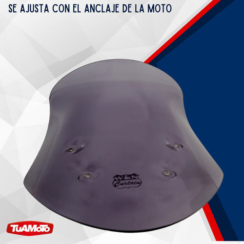 Curtain Parabrisas Para Moto V-strom 650 6