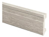 Atrim Gray Moisture-Resistant EPS Line 2335 7cm PVC Baseboard 0