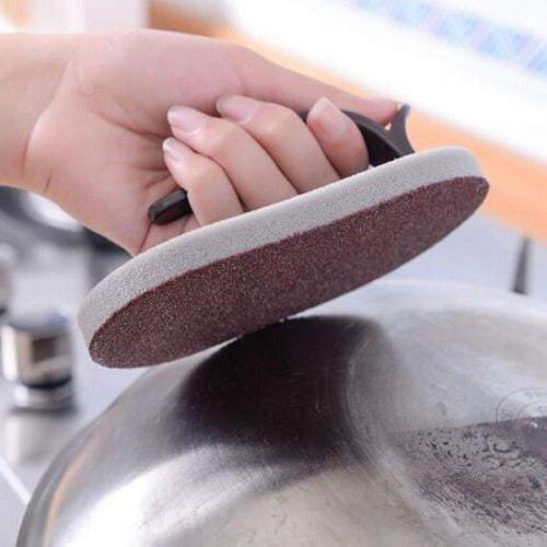 Genérica Multiuso Kitchen Bathroom Cleaning Sponge with Handle 6