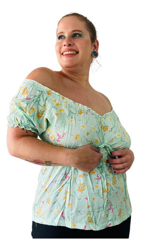 Floral Paisana Blouse Pili Plus Size Summer Specials 28